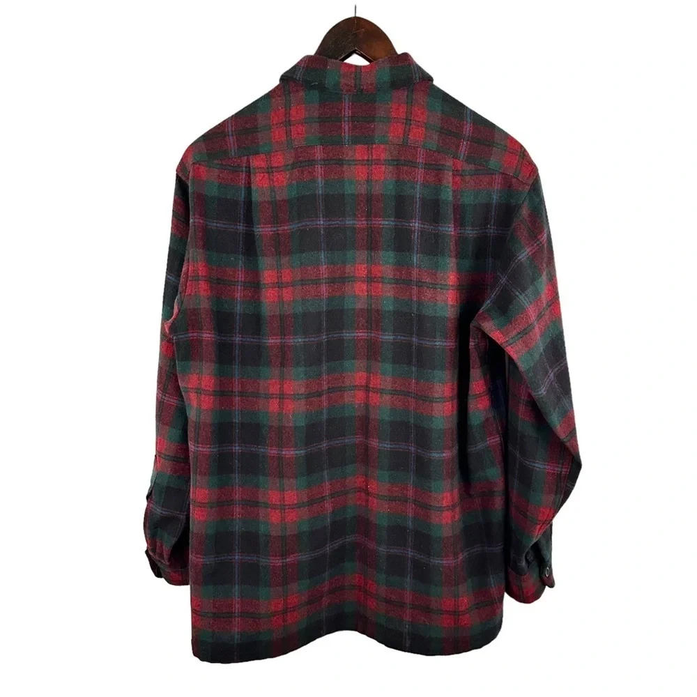 Pendleton Red and Green Plaid Shirt - Picture 2 of 7